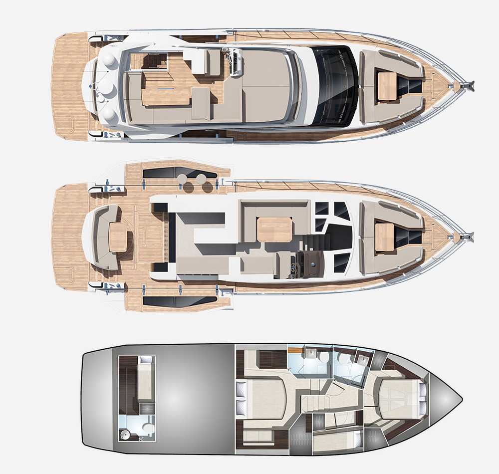 Wynajem łodzi Galeon Galeon 500 Fly - 3 cab. w Kaštela na SamBoat 