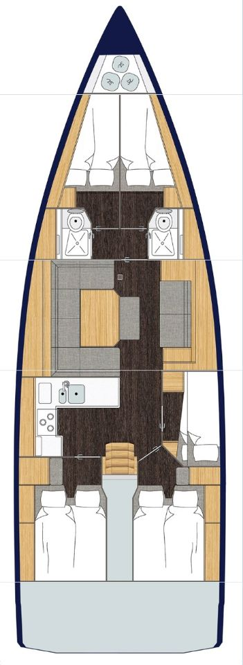 Wynajem łodzi Bavaria Bavaria C45 w Paros (wyspa) na SamBoat 