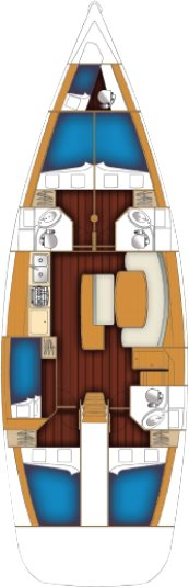 Wynajem łodzi Alimos tanio Cyclades 50.5