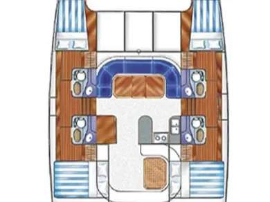 Nautitech Nautitech 44 między profesjonalistami a osobami prywatnymi w Corazón de Jesús Island
