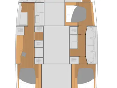 Wynajmij Fountaine Pajot Fountaine Pajot Tanna 47 Maestro - 3 + 1 cab. w Marsh Harbour