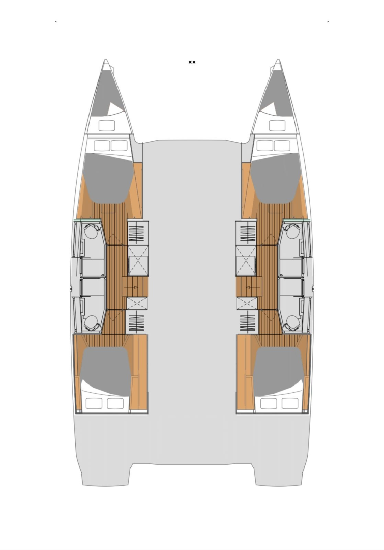 Fountaine Pajot Elba 45 między profesjonalistami a osobami prywatnymi w Mai Khao