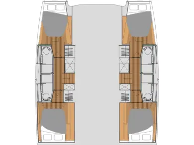 Fountaine Pajot Elba 45 między profesjonalistami a osobami prywatnymi w Mai Khao