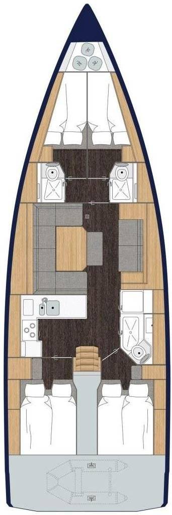Wynajem łodzi Bavaria Bavaria C45 w Pirovac na SamBoat 