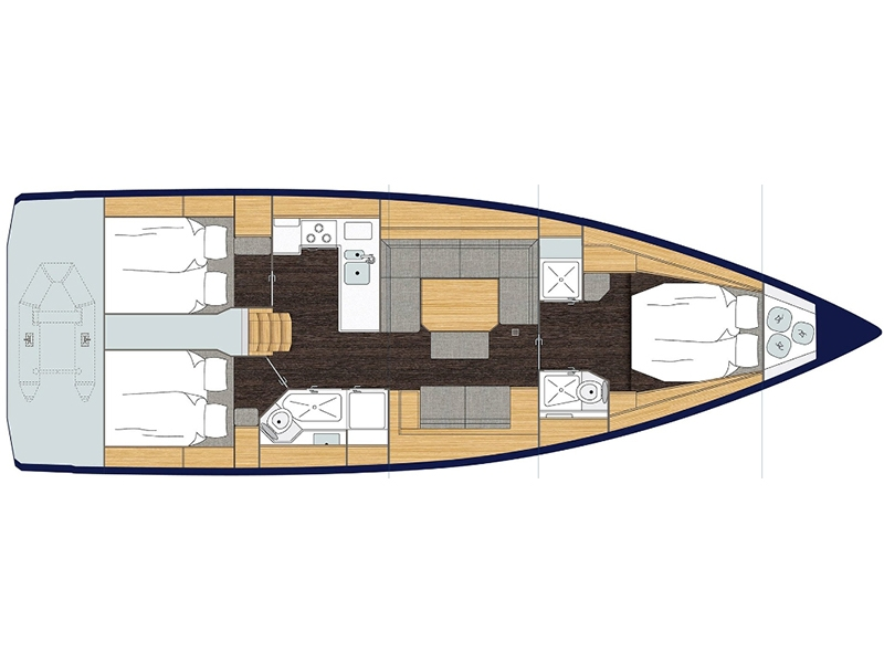 Wynajem Żaglowiec w Primosten - Bavaria Bavaria C45