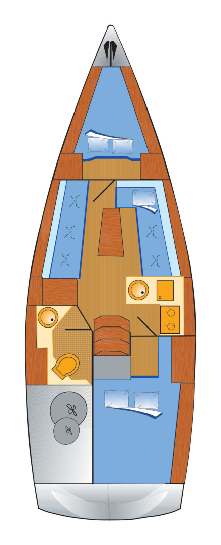 Wynajem łodzi Heiligenhafen tanio Cruiser 33