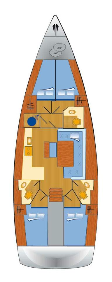 Wynajem łodzi Flensburg tanio Cruiser 46