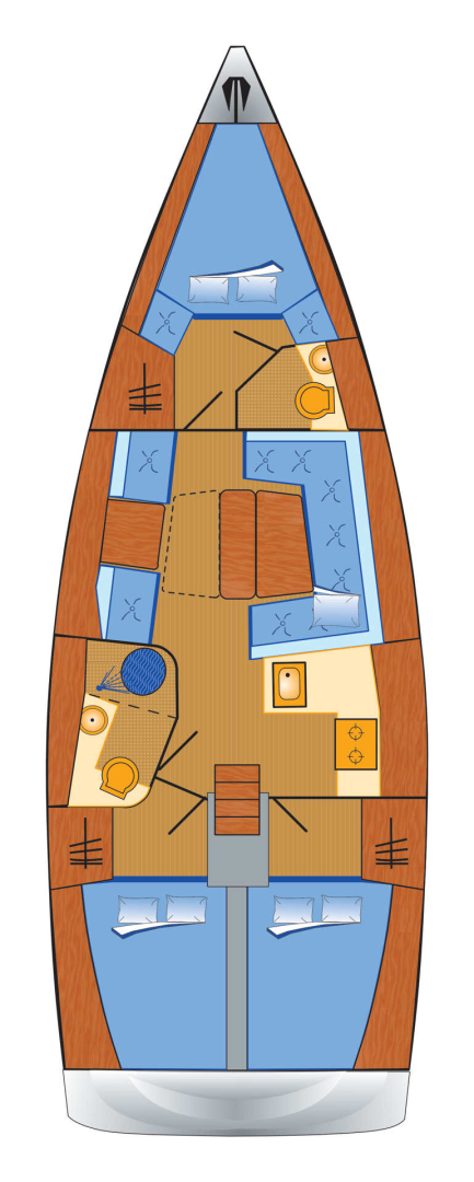 Wynajem łodzi Heiligenhafen tanio Hanse 415