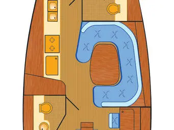 Wynajem łodzi Bootsbau Rügen GmbH Vilm 41 cruiser w Barth na SamBoat 