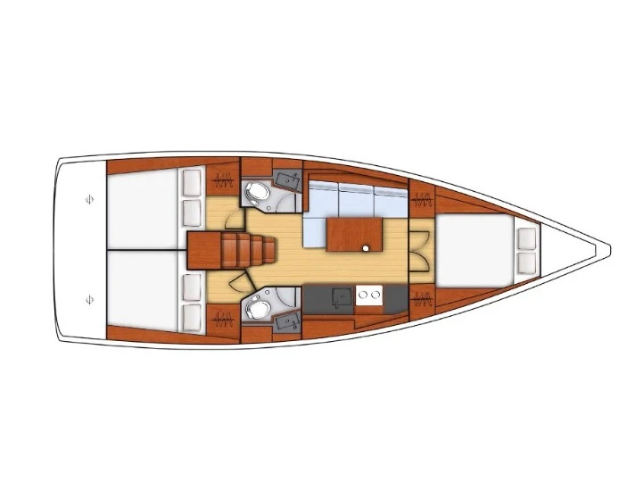 Bénéteau Oceanis 38.1 między profesjonalistami a osobami prywatnymi w Castellammare del Golfo