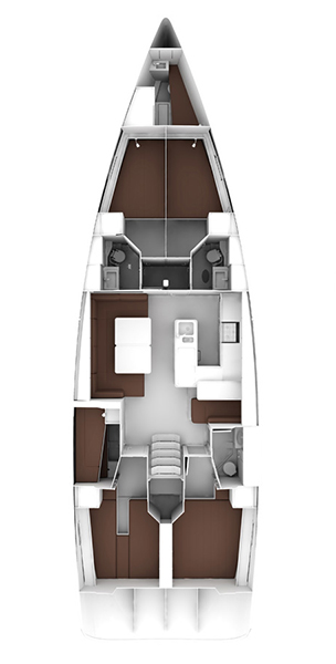Wynajem łodzi Trogir tanio Cruiser 56
