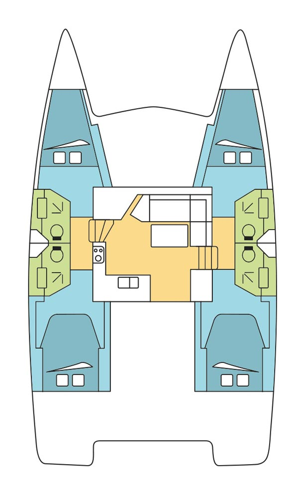 Wynajem w Trogir- Fountaine Pajot Isla 40 na SamBoat