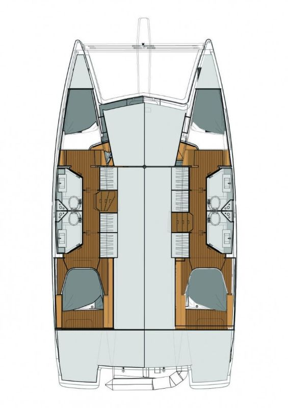Wynajmij Fountaine Pajot Lucia 40 w Murter-Kornati