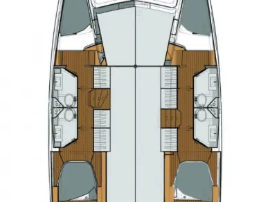 Wynajmij Fountaine Pajot Lucia 40 w Murter-Kornati