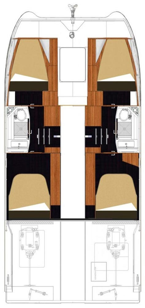 Wynajem łodzi Biograd na Moru tanio Fountaine Pajot MY 37
