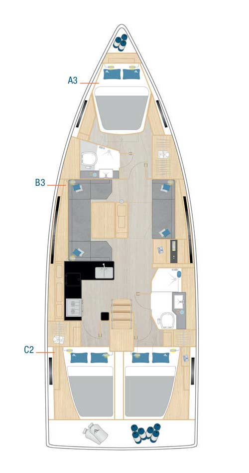 Wynajem w Sibenik- Hanse Hanse 410 na SamBoat