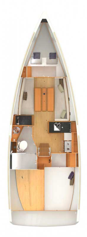 Wynajem Żaglowiec w Golfo Aranci - Jeanneau Sun Odyssey 349