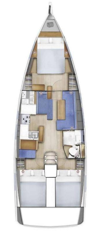 Wynajem łodzi Jeanneau Sun Odyssey 410 w Murter-Kornati na SamBoat 