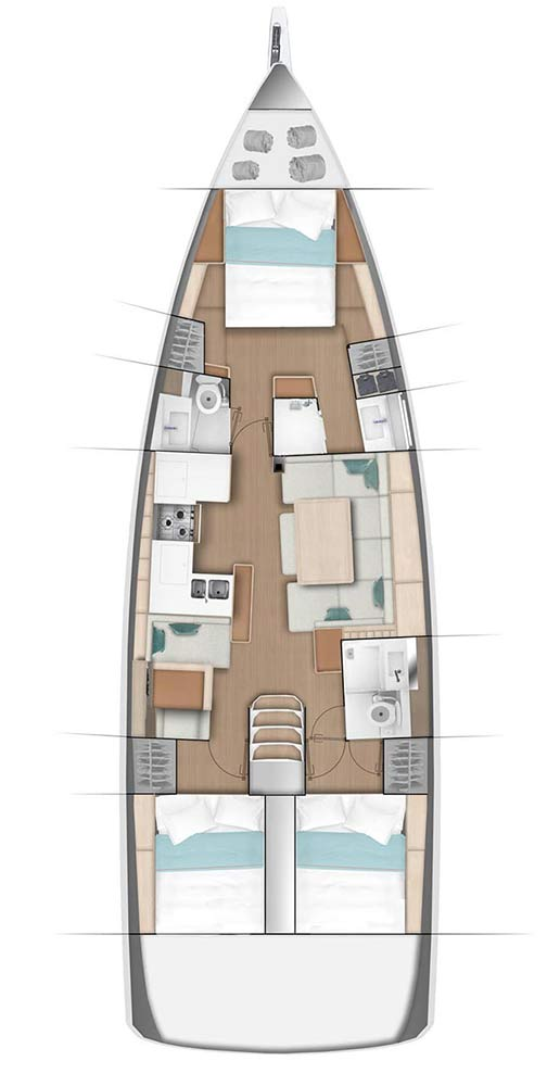 Wynajmij Jeanneau Sun Odyssey 490 w Goecek