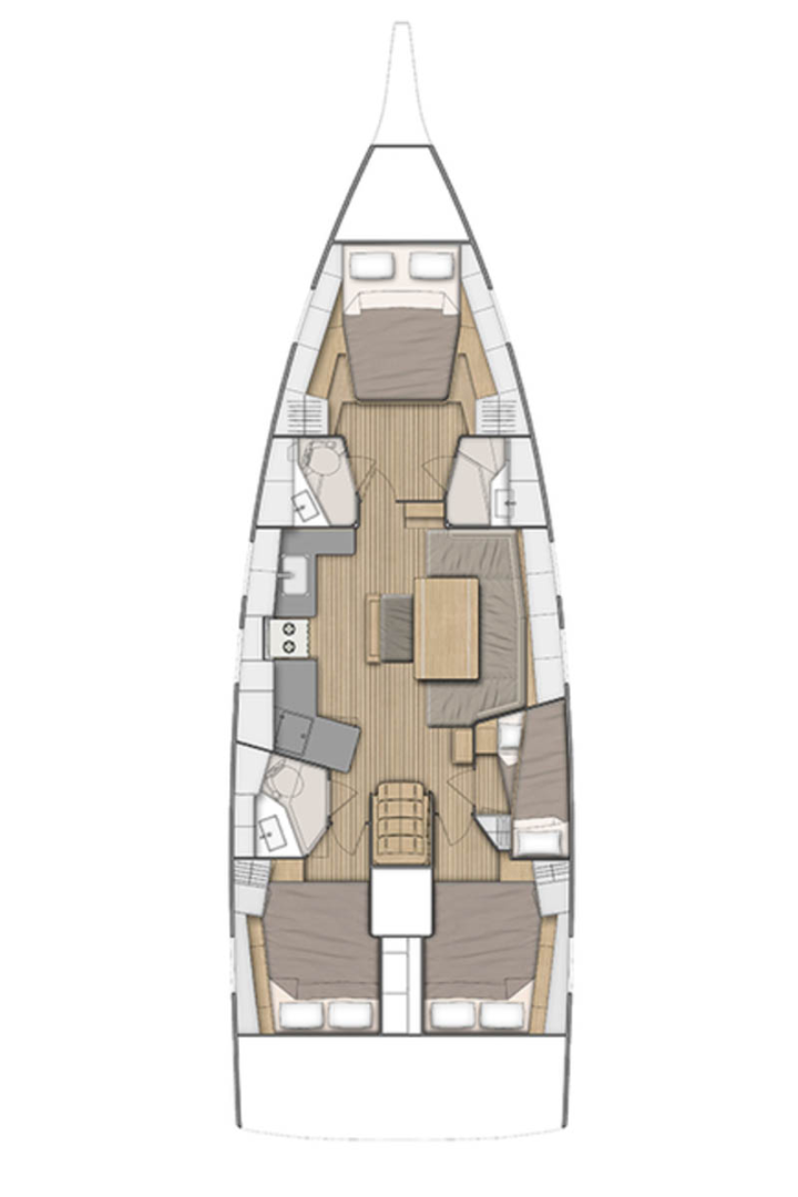 Wynajmij Bénéteau Oceanis 46.1 w Donji Seget