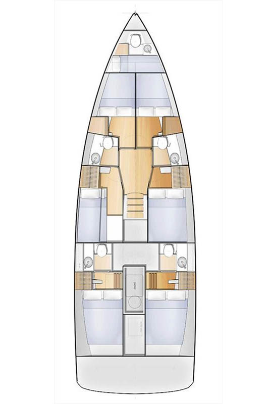 Wynajem Żaglowiec w Donji Seget - Jeanneau Sun Loft 47
