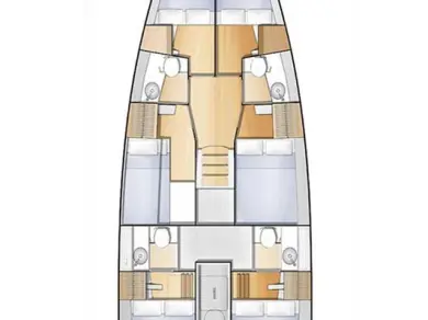 Wynajem Żaglowiec w Donji Seget - Jeanneau Sun Loft 47