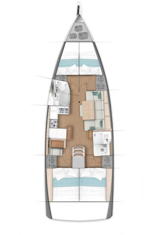 Wynajem Żaglowiec w Donji Seget - Jeanneau Sun Odyssey 440