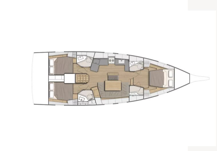 Wynajem łodzi Rhodes (City) tanio Oceanis 46.1