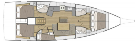Bénéteau Oceanis 46.1 między profesjonalistami a osobami prywatnymi w Rhodes (City)