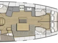 Bénéteau Oceanis 46.1 między profesjonalistami a osobami prywatnymi w Rhodes (City)