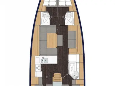 Wynajem Żaglowiec w Donji Seget - Bavaria Bavaria C45