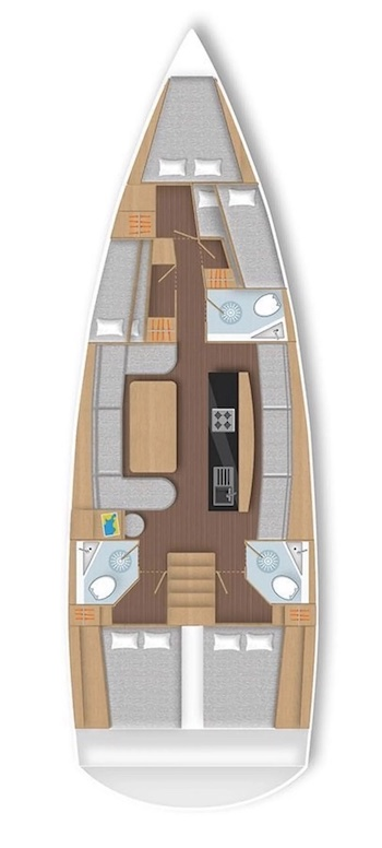 Wynajem łodzi D&D Yacht D&D Kufner 50 w Donji Seget na SamBoat 