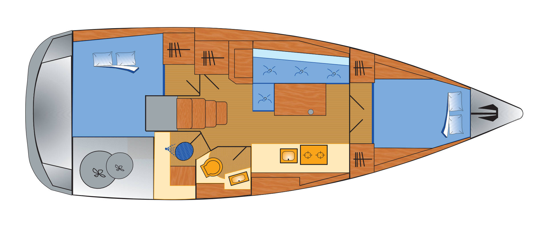 Wynajmij Bénéteau Oceanis 38.1 w Rogoznica