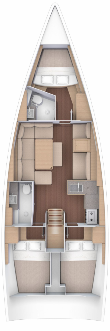Wynajem łodzi Trogir tanio Dufour 412 Grand Large