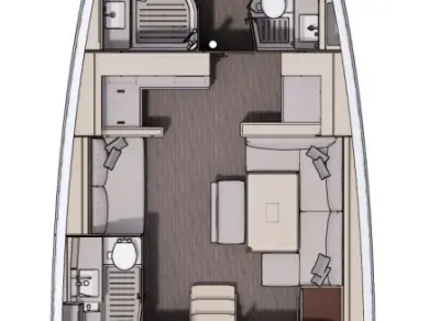 Wynajem łodzi Trogir tanio Dufour 470