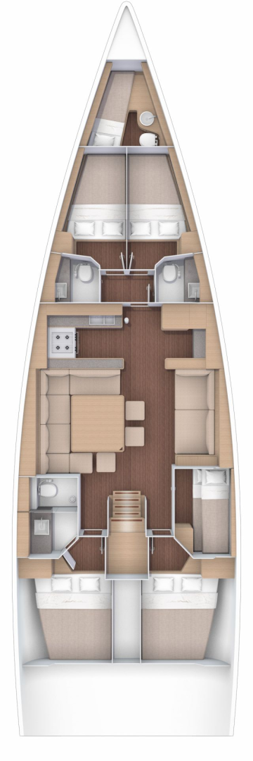 Wynajem Żaglowiec w Trogir - Dufour Dufour 56 Exclusive