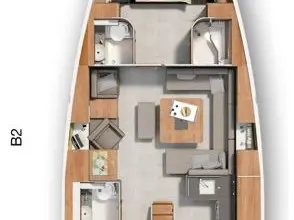 Wynajem Żaglowiec w Biograd na Moru - Hanse Hanse 455
