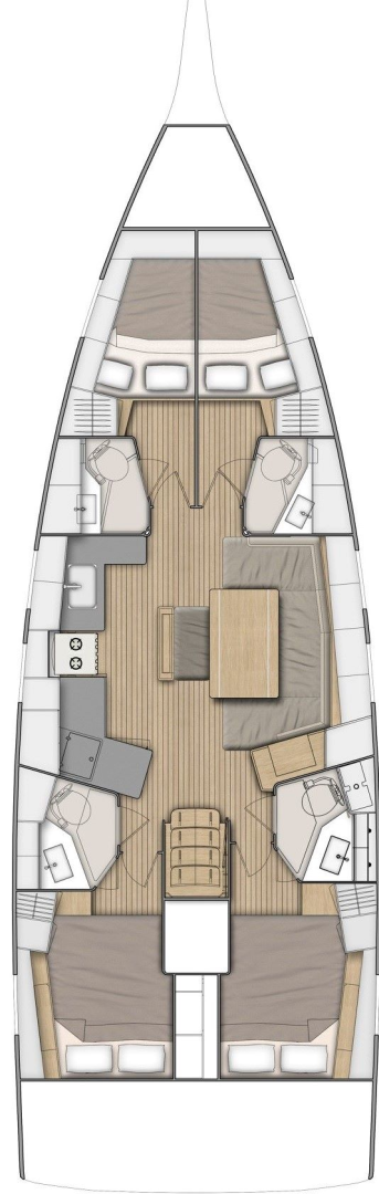 Wynajem łodzi Trogir tanio Oceanis 46.1