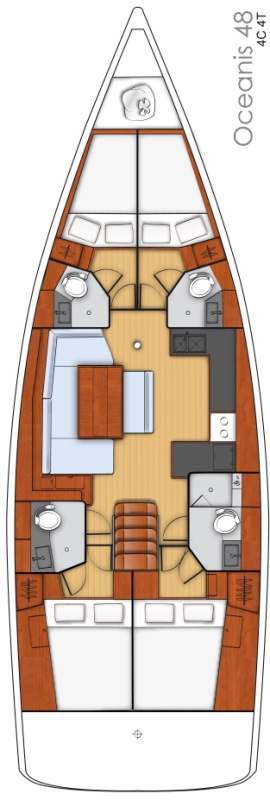 Wynajem w Split- Bénéteau Oceanis 48 na SamBoat