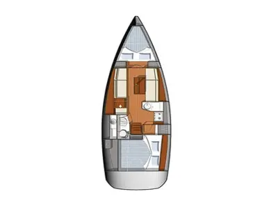 Jeanneau Sun Odyssey 33i między profesjonalistami a osobami prywatnymi w Gouvia