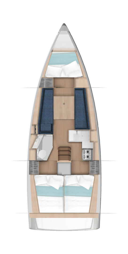 Wynajem łodzi Komolac tanio Sun Odyssey 350