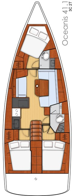 Wynajem Żaglowiec w Alimos - Bénéteau Oceanis 41.1