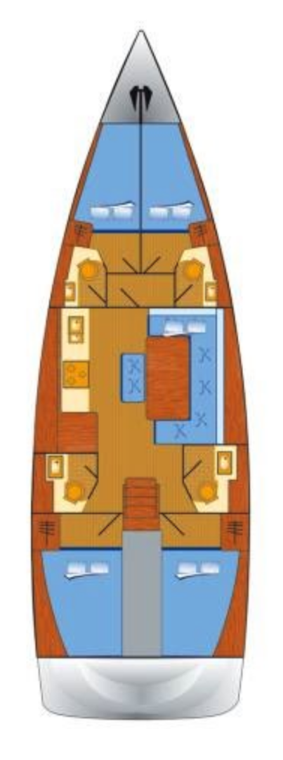 Wynajmij Dufour Dufour 460 Grand Large w Kaštela