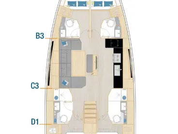 Wynajem Żaglowiec w Kaštela - Hanse Hanse 460
