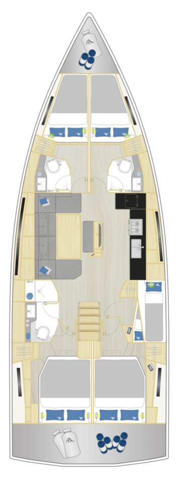 Wynajem w Sibenik- Hanse Hanse 460 na SamBoat