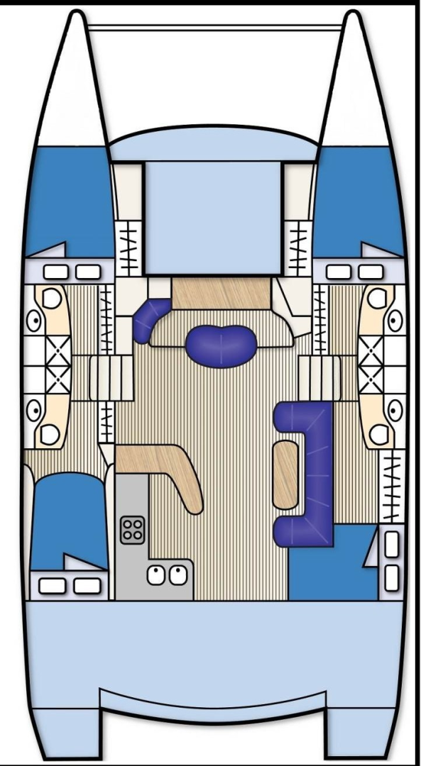 Wynajmij Fountaine Pajot Cumberland 46 w Airlie Beach