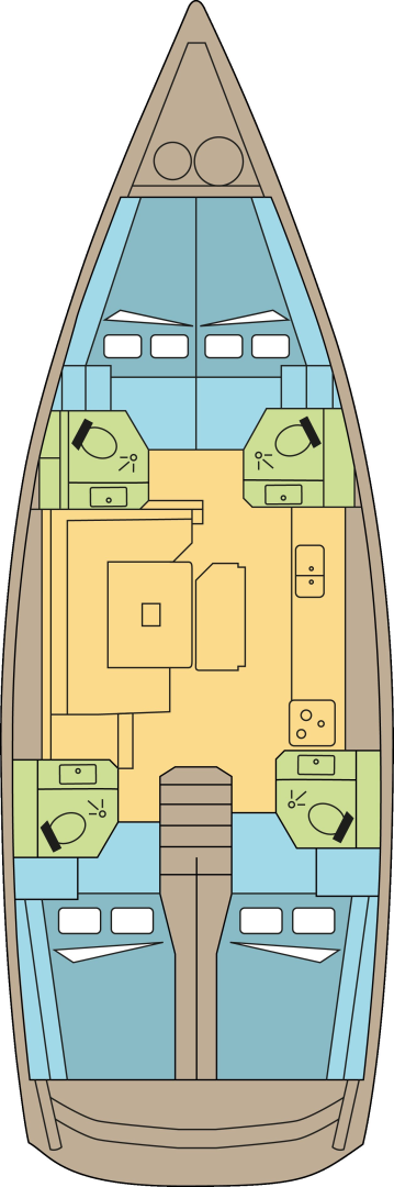 Wynajem Żaglowiec w Alimos - Jeanneau Sun Odyssey 479