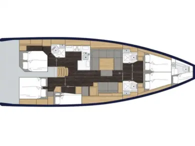 Wynajem łodzi Bavaria Bavaria C50 w Nikiána na SamBoat 