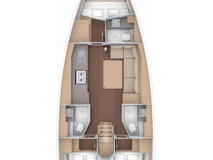 Wynajem w Lefkáda- Dufour Dufour 390 na SamBoat