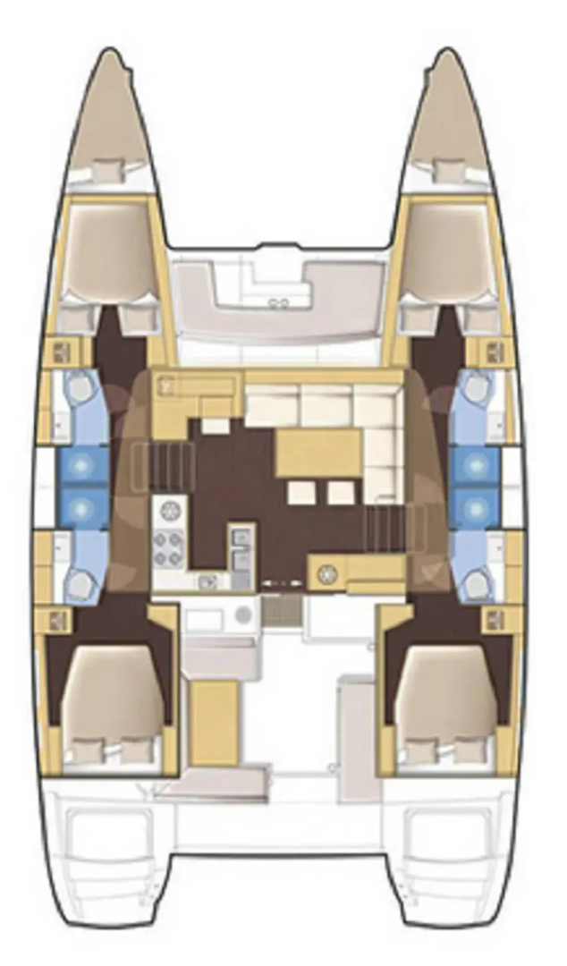 Wynajem w Marmaris- Lagoon Lagoon 450 F na SamBoat
